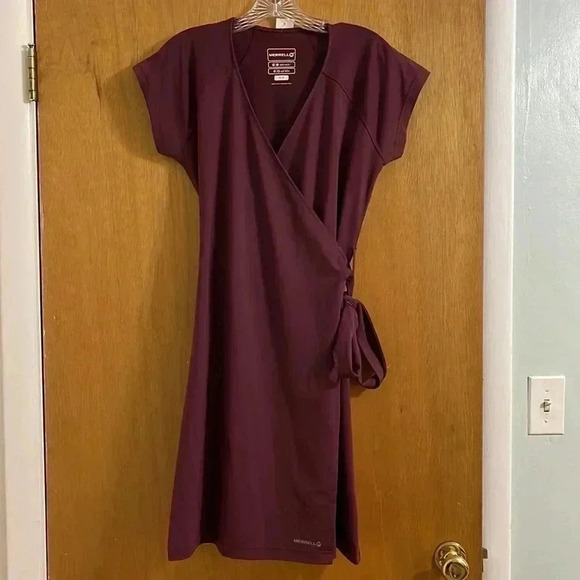 Merrell Opti-Wick Athletic Wrap Dress - Picture 1 of 7